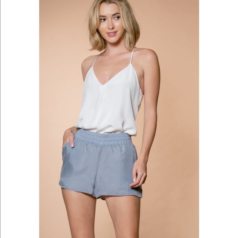 Lavender blue shorts